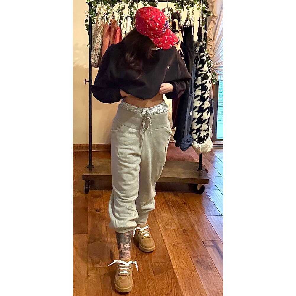 FP Movement by Free People Day Off Gray Drawstring Joggers
